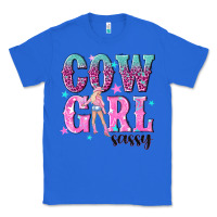 True Royal cowgirl sassy with pink cowgirl Classic Tee - NancyCooperArtShop