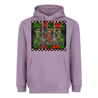 Lavender dead inside but it's Christmas dancing skeletons Heavyweight Hoodie - BarkalooDesign