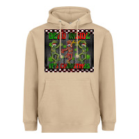 Mushroom dead inside but it's Christmas dancing skeletons Heavyweight Hoodie - BarkalooDesign