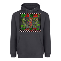 Smoke dead inside but it's Christmas dancing skeletons Heavyweight Hoodie - BarkalooDesign