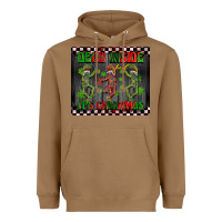 Toasted Coconut dead inside but it's Christmas dancing skeletons Heavyweight Hoodie - BarkalooDesign