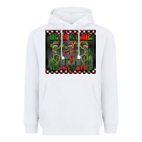 White dead inside but it's Christmas dancing skeletons Heavyweight Hoodie - BarkalooDesign