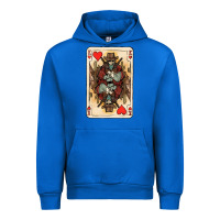 Cobalt King Of Hearts Cowboy Urban Hoodie - HowdyJamesFarm