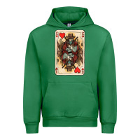 Emerald King Of Hearts Cowboy Urban Hoodie - HowdyJamesFarm