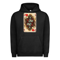 Pigment Black King Of Hearts Cowboy Urban Hoodie - HowdyJamesFarm