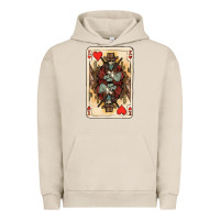 Pigment French Oak King Of Hearts Cowboy Urban Hoodie - HowdyJamesFarm