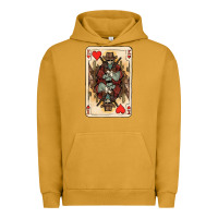 Pigment Peanut Butter King Of Hearts Cowboy Urban Hoodie - HowdyJamesFarm