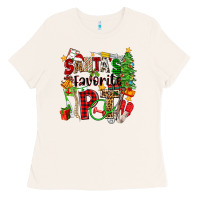 Bone santa's favorite pt Ladies Tee - Zillion Design Studio