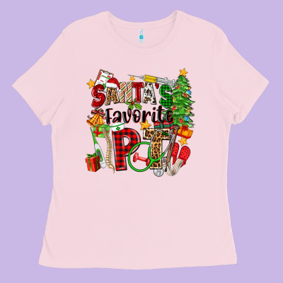 Santa's Favorite Pt Ladies Tee Designed By Zillion Design Studio