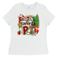 White santa's favorite pt Ladies Tee - Zillion Design Studio