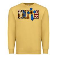 Antique Gold faith  th of july cross Premium Sweatshirt - Jasminsmagicworld