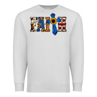 Dove Grey faith  th of july cross Premium Sweatshirt - Jasminsmagicworld