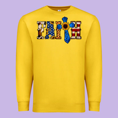 Faith  Th Of July Cross Premium Sweatshirt Designed By Jasminsmagicworld