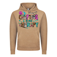 Vintage Coffee crafting is my therapy Vintage Hoodie - AdoDesignShop