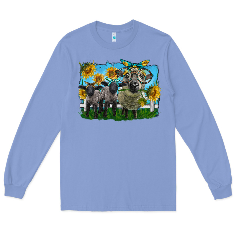 Cute Hempshire Sheep Family Long Sleeve Tee by LillyAllenDesigns | Teevron