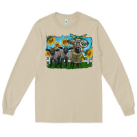 Mushroom cute hempshire sheep family Long Sleeve Tee - LillyAllenDesigns