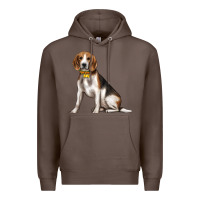 Coffee beagle with overflow Premium Hoodie - texasbilliewilder