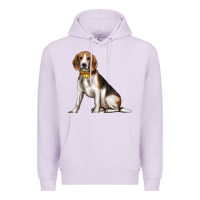 Lilac beagle with overflow Premium Hoodie - texasbilliewilder