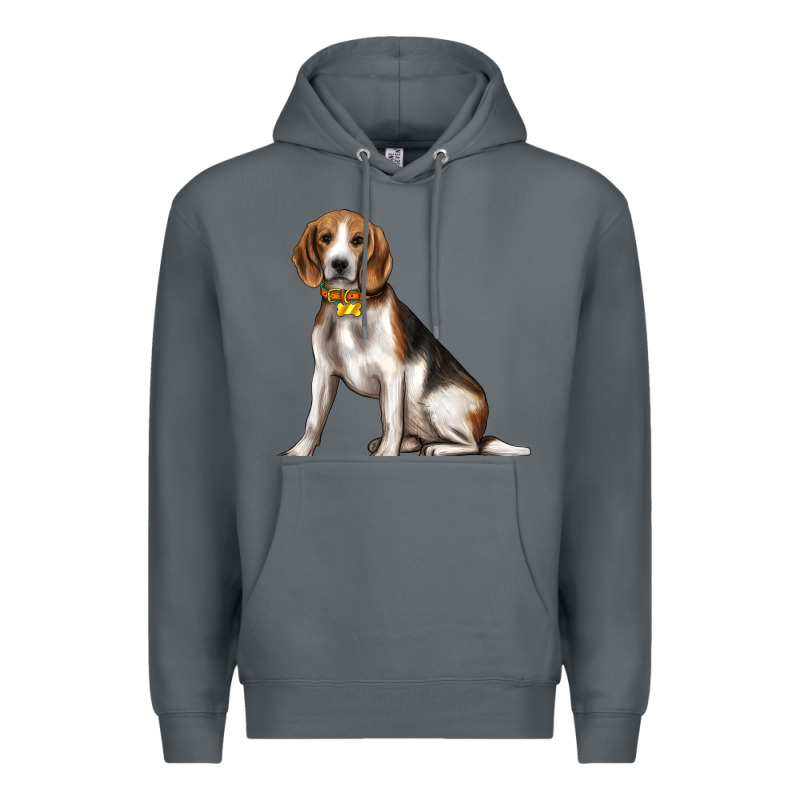Beagle With Overflow Premium Hoodie by texasbilliewilder | Teevron