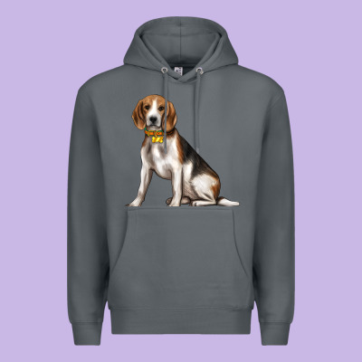 Beagle With Overflow Premium Hoodie Designed By Texasbilliewilder