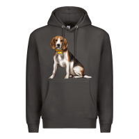 Smoke beagle with overflow Premium Hoodie - texasbilliewilder