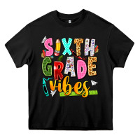 Black sixth grade vibes Heavy Core Tee - texasbilliewilder