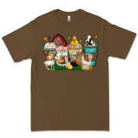 Cacao farm animals coffee cups Premium Tee - Zillion Design Studio
