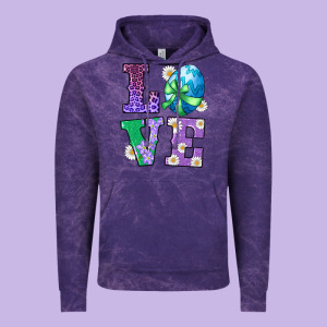 Easter Love Egg Vintage Hoodie Designed By Ranaportraitstore
