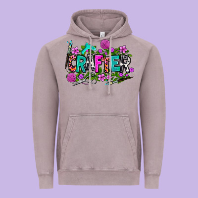 Crafter Vintage Hoodie Designed By Adodesignshop
