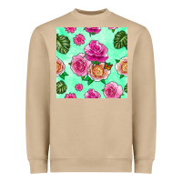 Mushroom floral background Heavyweight Sweatshirt - BundleAndBundleShop