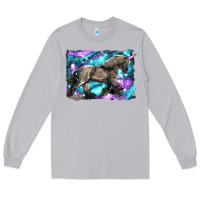 Moon Dust black unicorn Long Sleeve Tee - LillyAllenDesigns