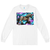 White black unicorn Long Sleeve Tee - LillyAllenDesigns