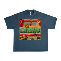 Midnight Navy latino seamless pattern Urban Heavy Tee - BundleAndBundleShop