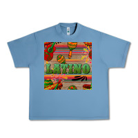 Pebble Blue latino seamless pattern Urban Heavy Tee - BundleAndBundleShop