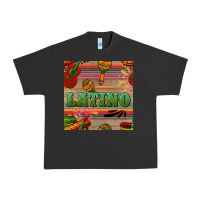 Pigment Black latino seamless pattern Urban Heavy Tee - BundleAndBundleShop