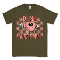 Army Green Be My Valentines Classic Tee - CowhideDigitalArt