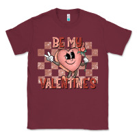 Burgundy Be My Valentines Classic Tee - CowhideDigitalArt