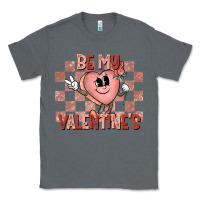 Charcoal Heather Be My Valentines Classic Tee - CowhideDigitalArt