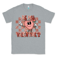 Heather Grey Be My Valentines Classic Tee - CowhideDigitalArt