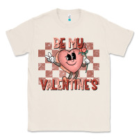 Natural Be My Valentines Classic Tee - CowhideDigitalArt