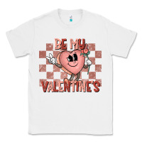 White Be My Valentines Classic Tee - CowhideDigitalArt
