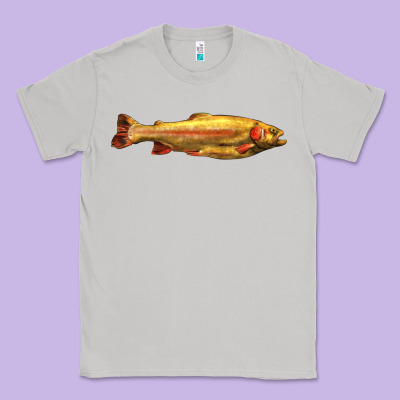 Golden Trout West Virginia Classic Tee Designed By Lillyallendesigns