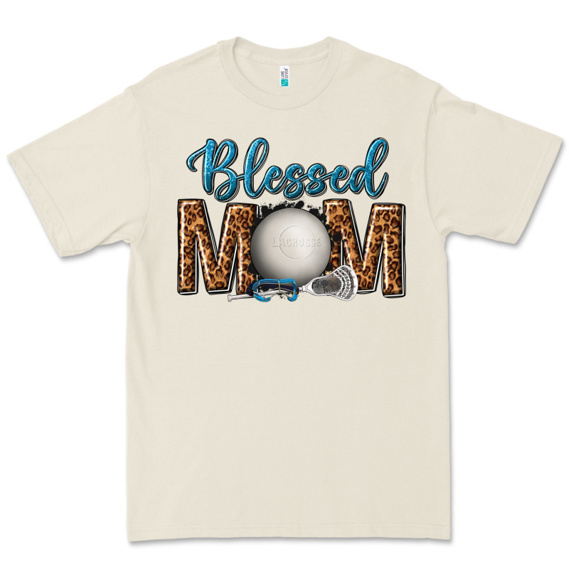 Western Blessed Mom With Lacrosse Premium Tee by texasbilliewilder | Teevron