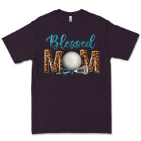 Plum western blessed mom with lacrosse Premium Tee - texasbilliewilder