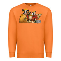 Carrot farm animals with sunflower headbands Premium Sweatshirt - Jasminsmagicworld