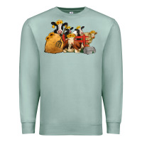Seafoam farm animals with sunflower headbands Premium Sweatshirt - Jasminsmagicworld