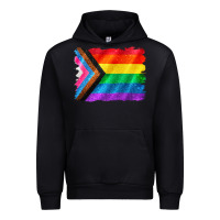Black Pride flag background Urban Hoodie - CowGirlArtShop