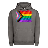 Pigment Tornado Pride flag background Urban Hoodie - CowGirlArtShop