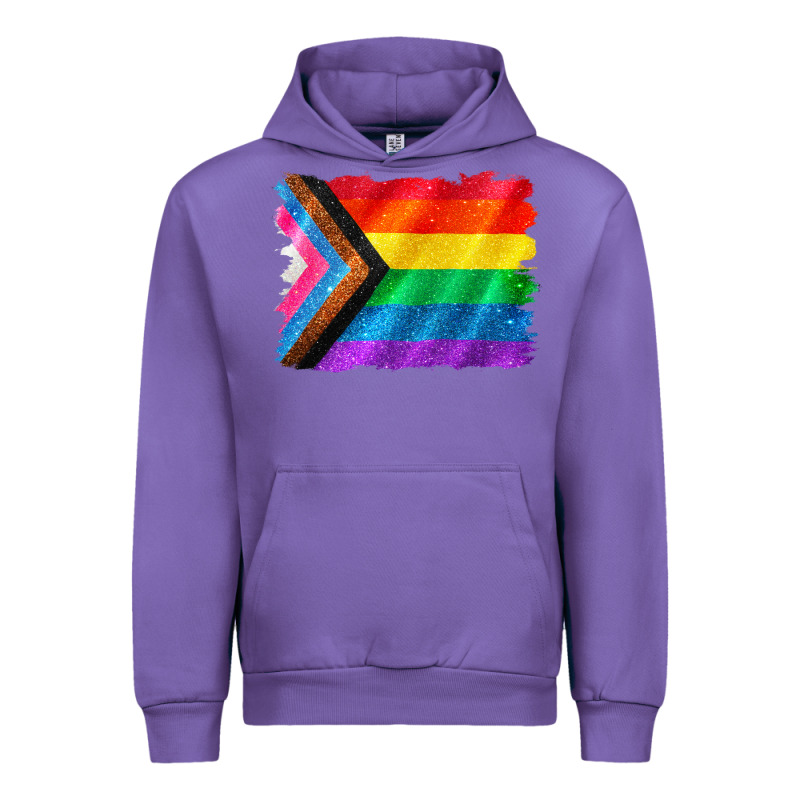 Pride Flag Background Urban Hoodie by CowGirlArtShop | Teevron