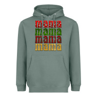 Sage Christmas mama Heavyweight Hoodie - BarkalooDesign